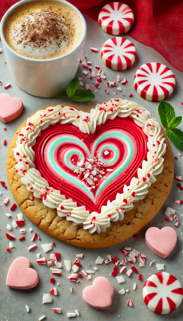 Peppermint Mocha Cookies - Low Carb Valentine Cookies Decorated
