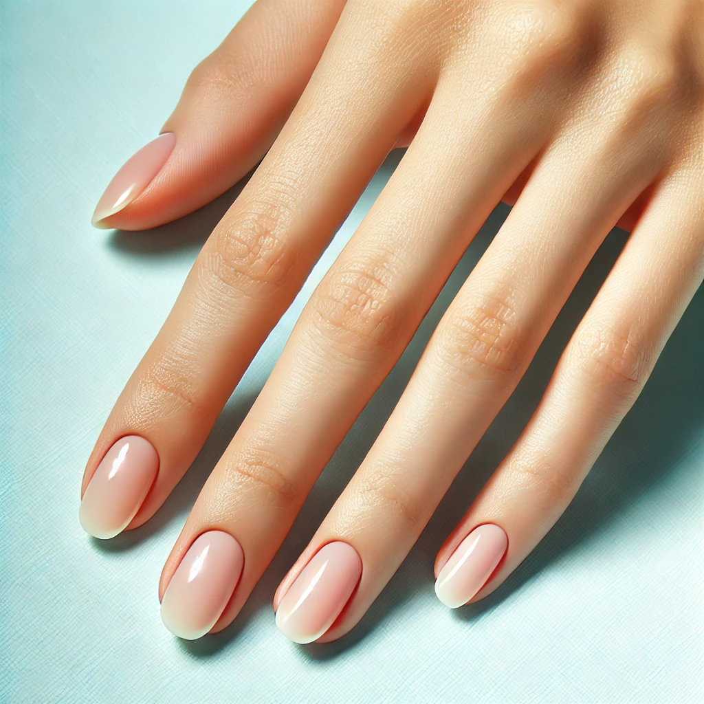 How to Create Gorgeous Nails with Tulips: A Step-by-Step French Tip Tutorial. Clean and trimmed nails with cuticles pushed back, ready for polish.