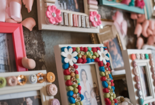 Easy Dollar tree crafts to sell: Decorated and personalized frames