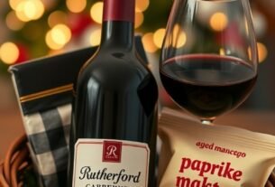 Easter basket ideas for adults including wine and gourmet snacks